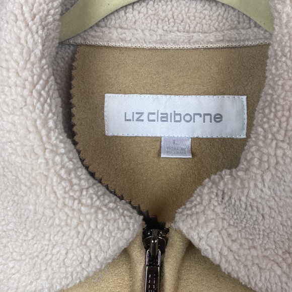 Vintage Fully Lined Faux Suede Sherpa Longline Hip length Coat/Jacket - Picture 3 of 12